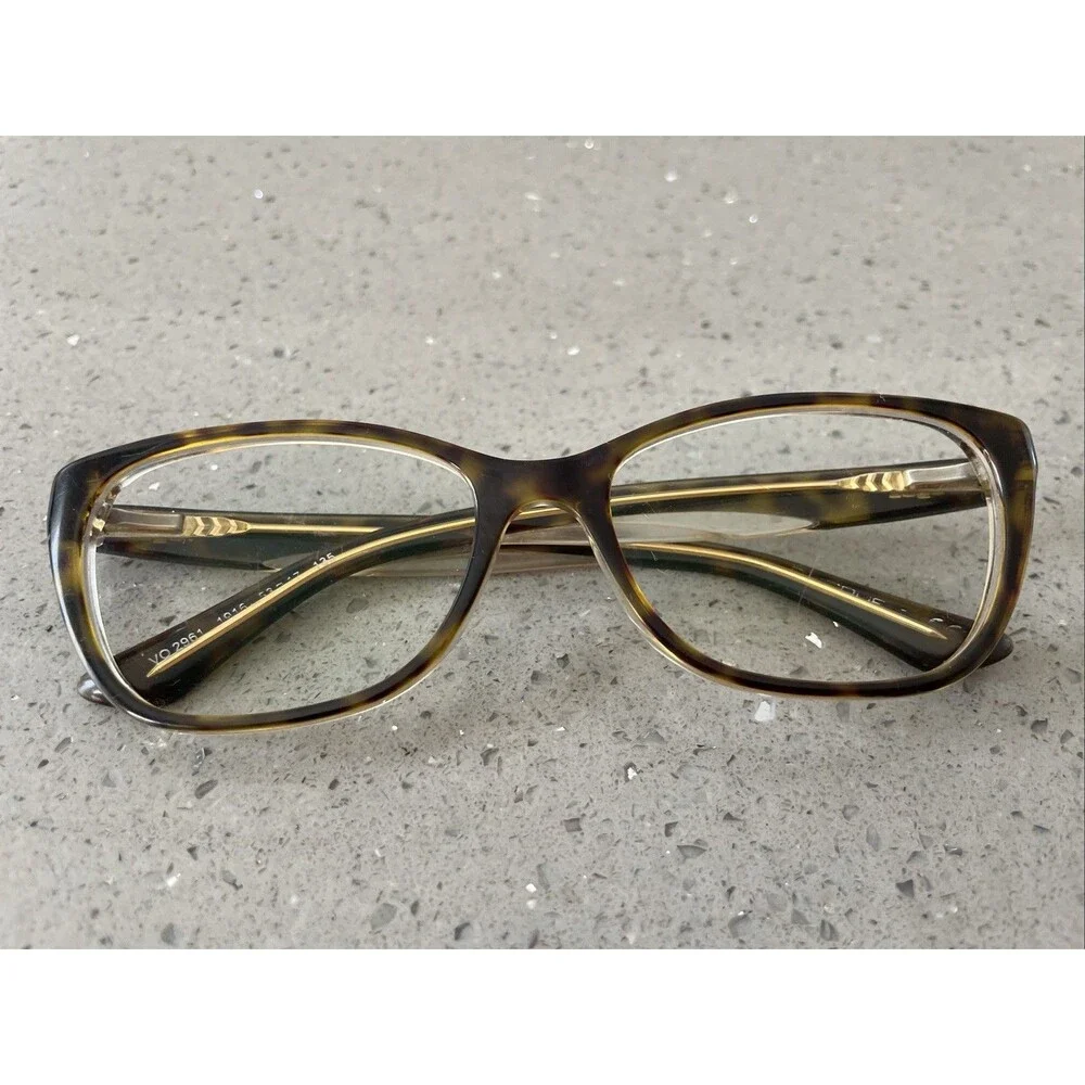 Vogue Eyeglasses Frames ONLY VO2961 1916 Womens Brown Full Rim 53-17-135 tortois